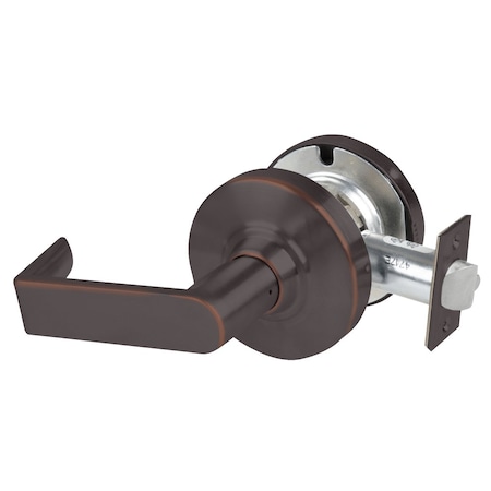 Schlage Grade 1 Exit Lock, Rhodes Lever, Non-Keyed, Aged Bronze Finish, Non-Handed ND25D RHO 643E